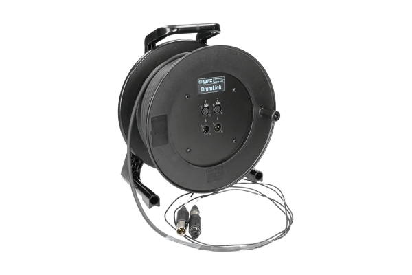 DrumLink 2/2 - 2||2 convertCON XLR 3p F/M2-channel - analog multicore drum - single ground - 40 m